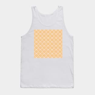 Mustard Boho Tile / Geomerty Pattern Tank Top